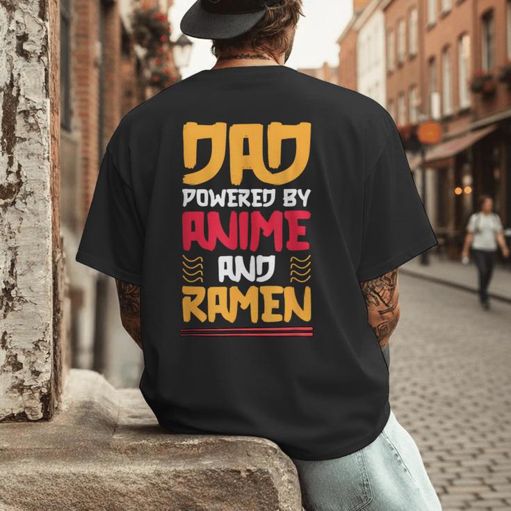 Anime Fathers Day Japanese Manga Otaku Kawaii Anime Dad Men's Back Print T-Shirt Anime Fathers Day Japanese Manga Otaku Kawaii Anime Dad Men's Back Print T-Shirt