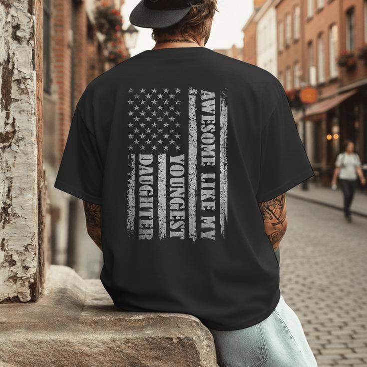 Awesome Like My Youngest Daughter Men For Dad Men's Back Print T-Shirt