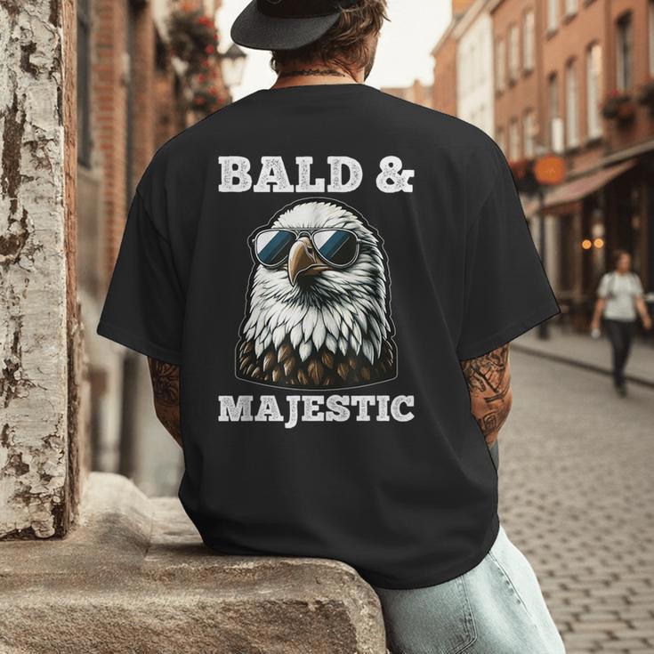 Bald & Majestic Sexy Bald Guy Dad Men's Back Print T-Shirt Bald & Majestic Sexy Bald Guy Dad Men's Back Print T-Shirt