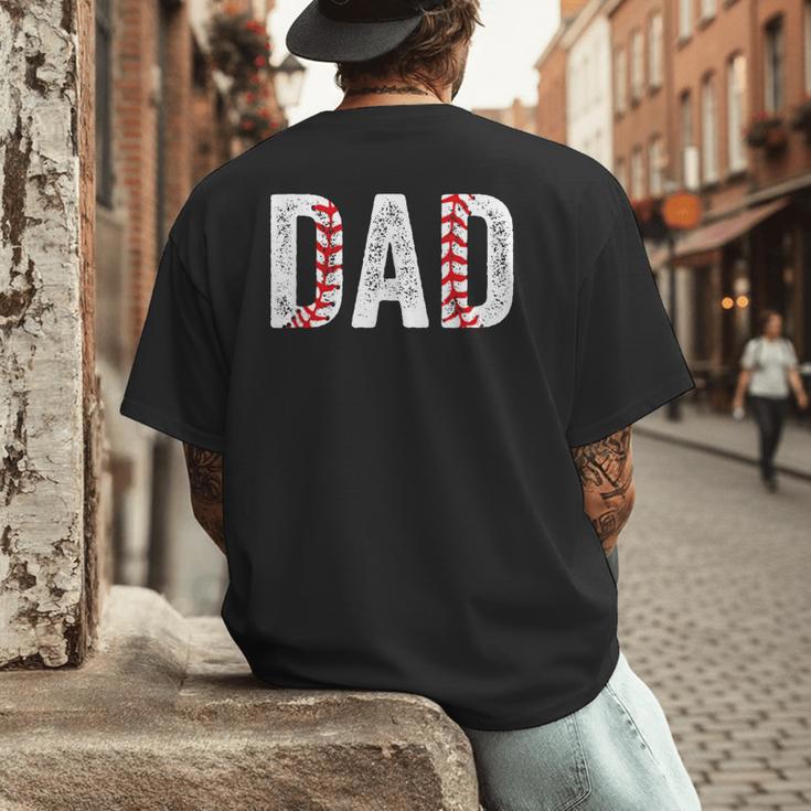 Baseball Dad Joke Sayings Fathers Day From Son Men's Back Print T-Shirt Baseball Dad Joke Sayings Fathers Day From Son Men's Back Print T-Shirt