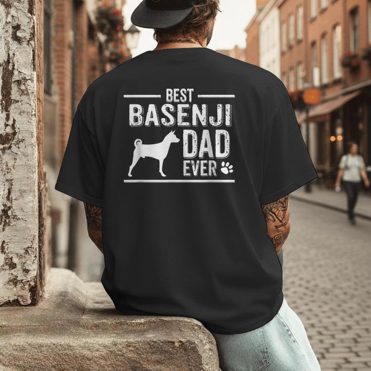Basenji Dad Best Dog Owner Ever T-Shirt Men's Back Print T-Shirt Basenji Dad Best Dog Owner Ever T-Shirt Men's Back Print T-Shirt
