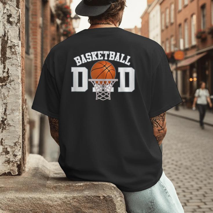 Basketball Dad Men's Back Print T-Shirt Basketball Dad Men's Back Print T-Shirt