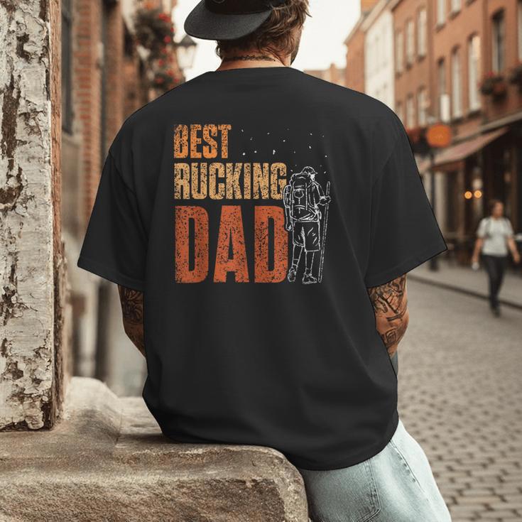 Best Rucking Dad Ruck Backpack Rucksack Workout Rucking Men's Back Print T-Shirt Best Rucking Dad Ruck Backpack Rucksack Workout Rucking Men's Back Print T-Shirt