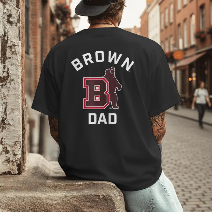 Brown University Bears Arched Dad Men's Back Print T-Shirt