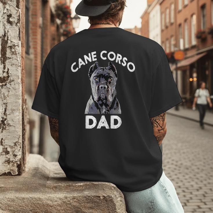 Cane Corso Dad Italian Mastiff T-Shirt Men's Back Print T-Shirt Cane Corso Dad Italian Mastiff T-Shirt Men's Back Print T-Shirt