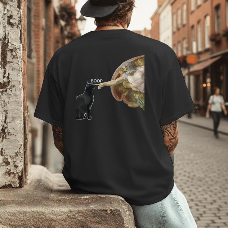 Cat Shirts For MenWomen Cat Shirts For Cat DadMom Men's Back Print T-Shirt