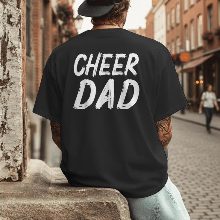 Cheer Dad Family Father Cheerleader Squad Men's Back Print T-Shirt Cheer Dad Family Father Cheerleader Squad Men's Back Print T-Shirt