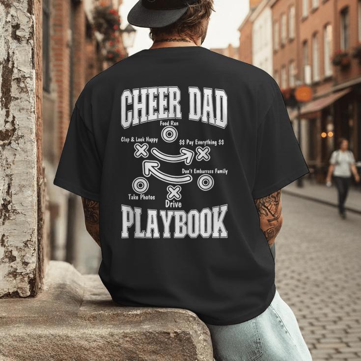 Cheer Dad Playbook Men's Back Print T-Shirt Cheer Dad Playbook Men's Back Print T-Shirt