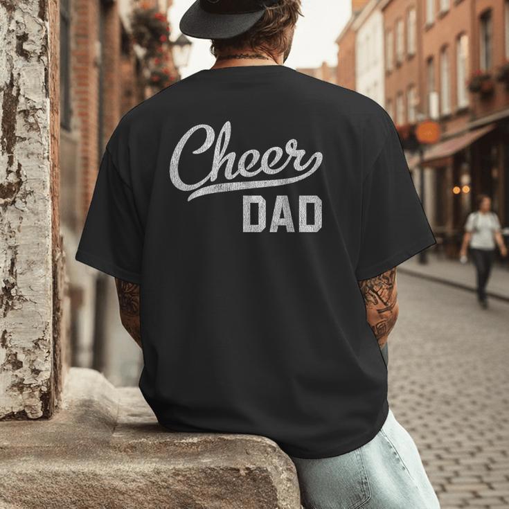 Cheer Dad Proud Cheerleading Dad Small Men's Back Print T-Shirt