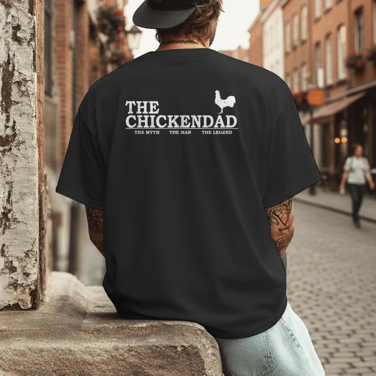 The Chicken Dad Pet Lover Tee Cute T-Shirt Men's Back Print T-Shirt
