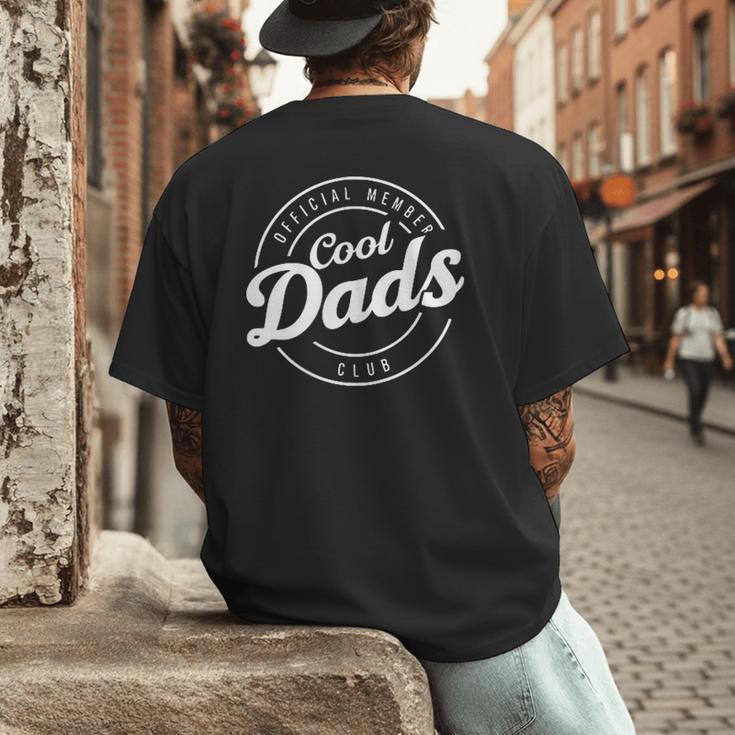 Cool Dad Shirt Cool Dads Club T-Shirt Men's Back Print T-Shirt