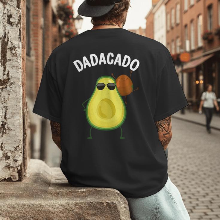 Cute Avocado For Dad Men Fruit Avocado Pear Lovers Men's Back Print T-Shirt Cute Avocado For Dad Men Fruit Avocado Pear Lovers Men's Back Print T-Shirt