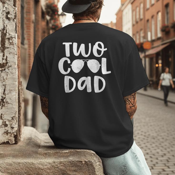 Dad Of The Birthday Boy Two Cool 2nd Bday Father Papa Daddy Men's Back Print T-Shirt Dad Of The Birthday Boy Two Cool 2nd Bday Father Papa Daddy Men's Back Print T-Shirt