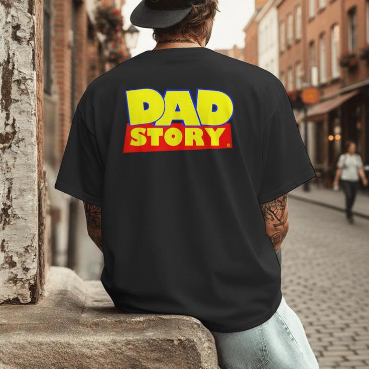 Dad Story Men's Back Print T-Shirt
