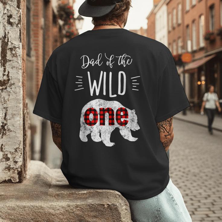 Dad Of The Wild One Shirt Bear Lumberjack 1st Birthday Tee Men's Back Print T-Shirt Dad Of The Wild One Shirt Bear Lumberjack 1st Birthday Tee Men's Back Print T-Shirt