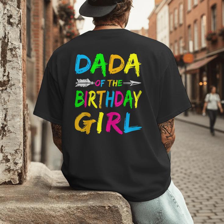 Dada Of The Birthday Girl Retro 80's Party Shirt Men's Back Print T-Shirt
