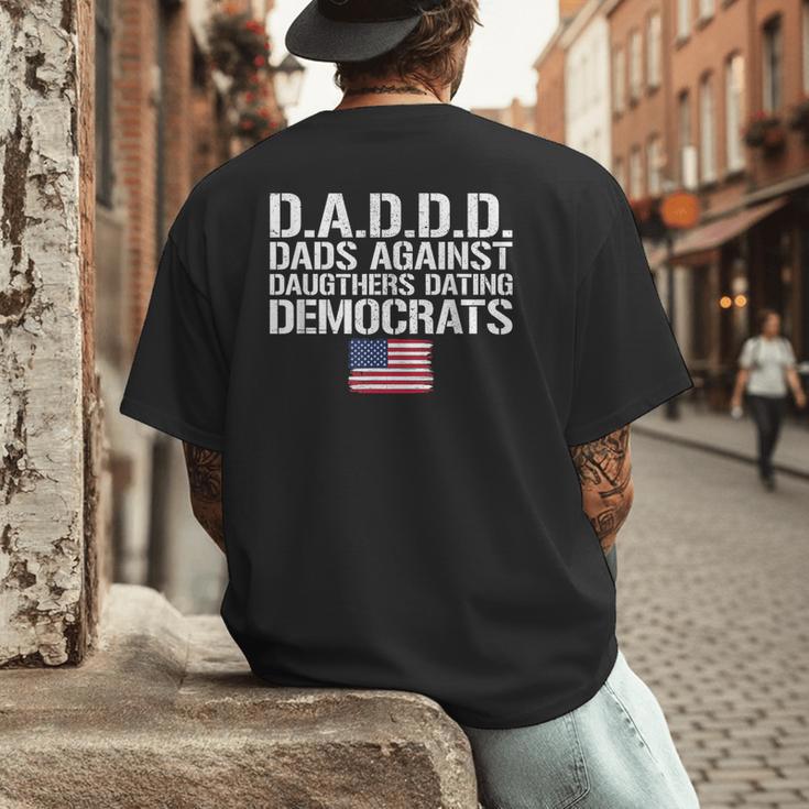 Daddd Shirt Dads Against Daughters Dating Democrats Men's Back Print T-Shirt