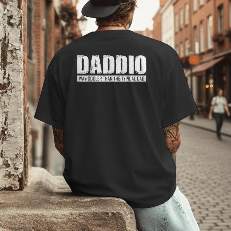 Daddio Father's Day Men's Back Print T-Shirt
