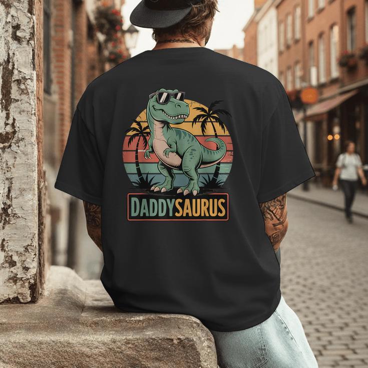 DaddysaurusRex Dinosaur Daddy Saurus Family Matching Dad Men's Back Print T-Shirt DaddysaurusRex Dinosaur Daddy Saurus Family Matching Dad Men's Back Print T-Shirt
