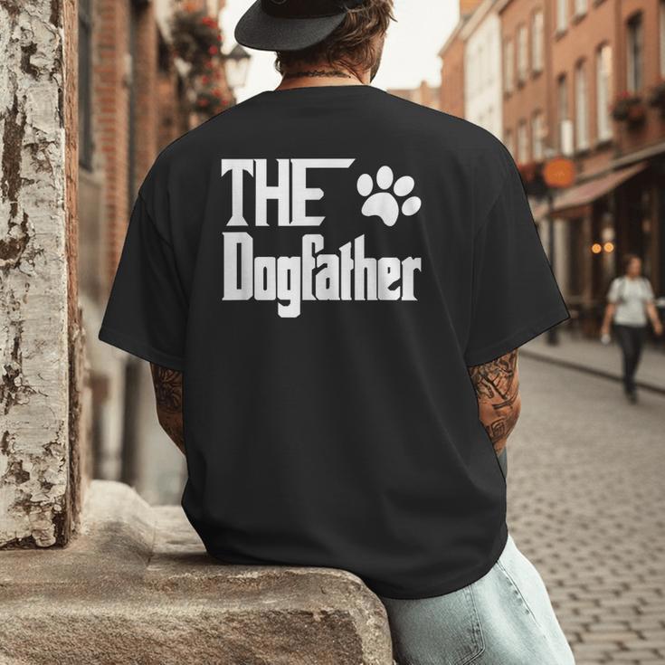 The Dogfather Dog Father Dad Men's Back Print T-Shirt The Dogfather Dog Father Dad Men's Back Print T-Shirt