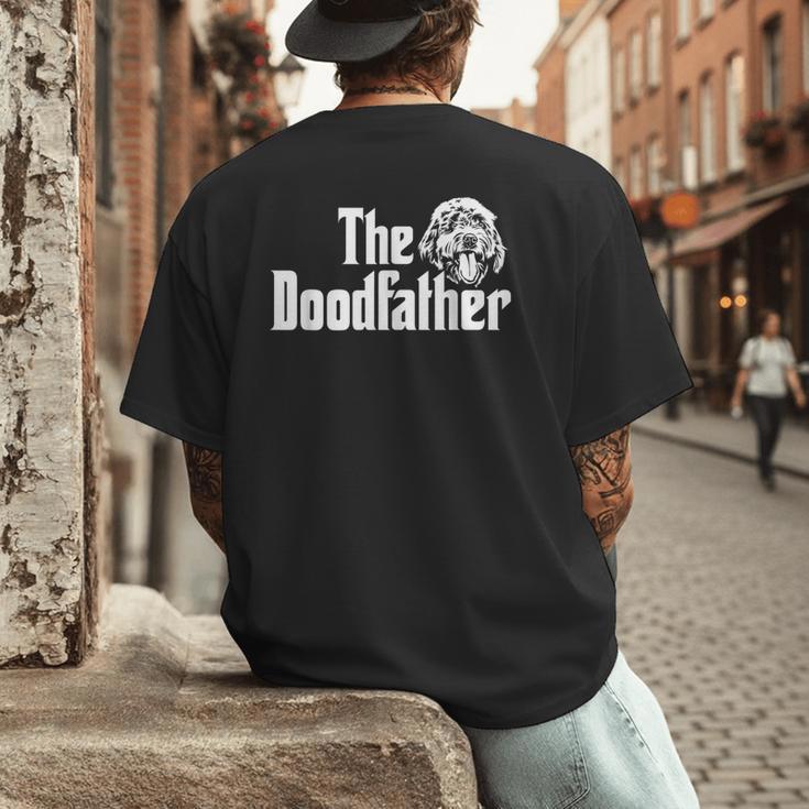 The Doodlefather Golden Doodle Dad Dog Goldendoodle Men's Back Print T-Shirt