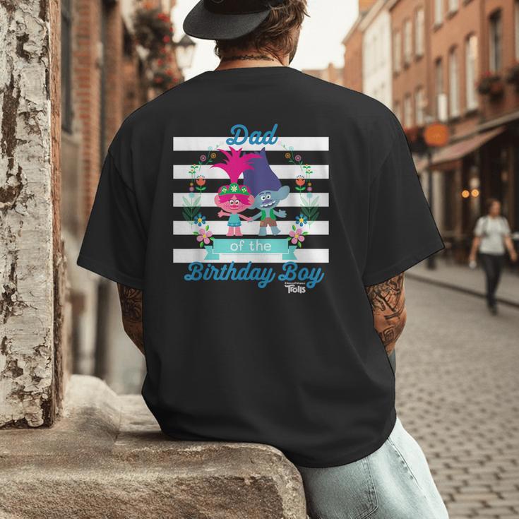 DreamWorks Trolls Dad Of The Birthday Boy Men's Back Print T-Shirt