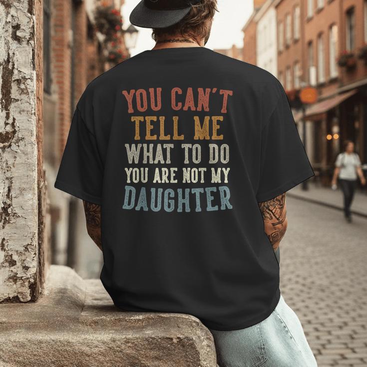 Father's Day Dad From Daughter Daddy Men's Back Print T-Shirt Father's Day Dad From Daughter Daddy Men's Back Print T-Shirt