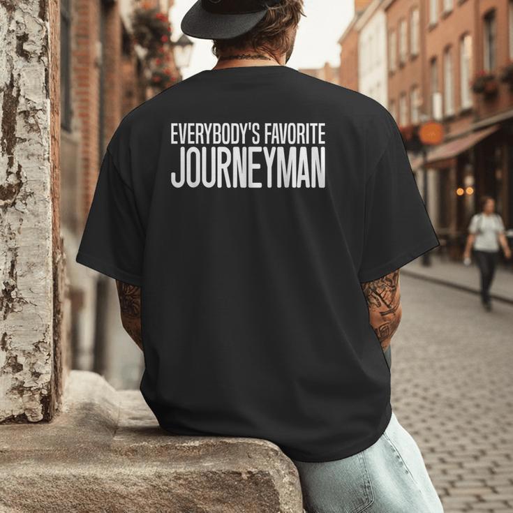 Favorite Electrician Journeyman Appreciation For Dad Men's Back Print T-Shirt