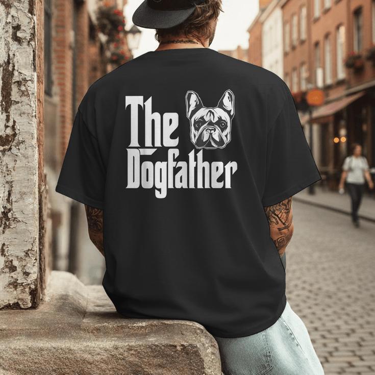 French Bulldog Dog Dad Dogfather Dogs Daddy Father Men's Back Print T-Shirt