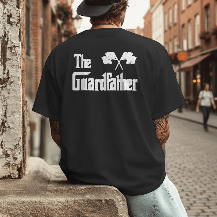 The Guardfather Meme Color Guard Proud Dad Colorguard Men's Back Print T-Shirt