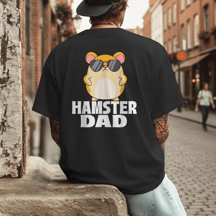 Hamster Dad Father's Day Animal Whisperer Rodent Lover Men's Back Print T-Shirt