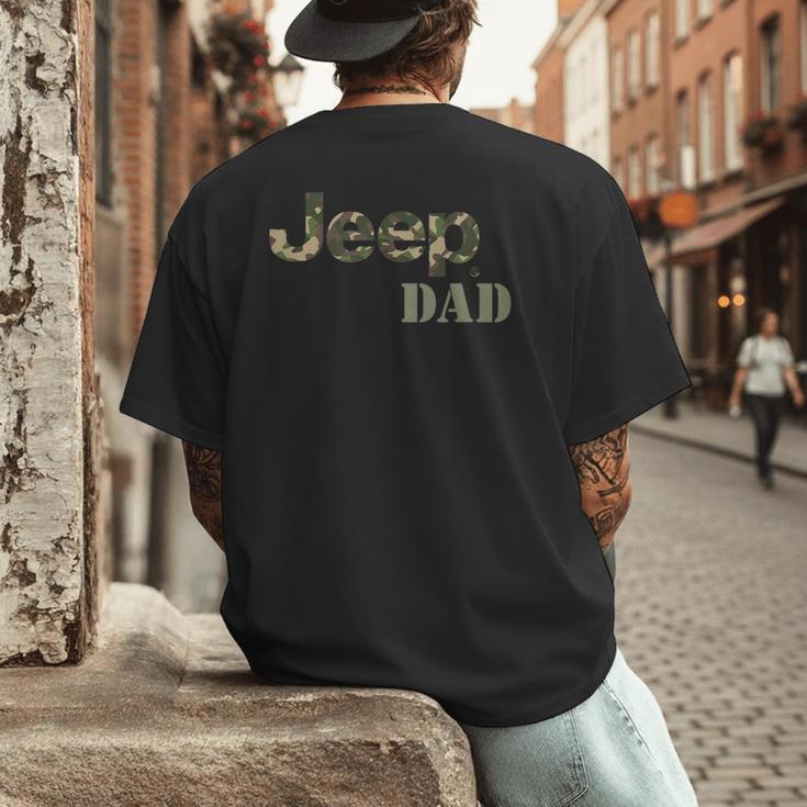 Jeep Dad Officially Licensed Men's Back Print T-Shirt