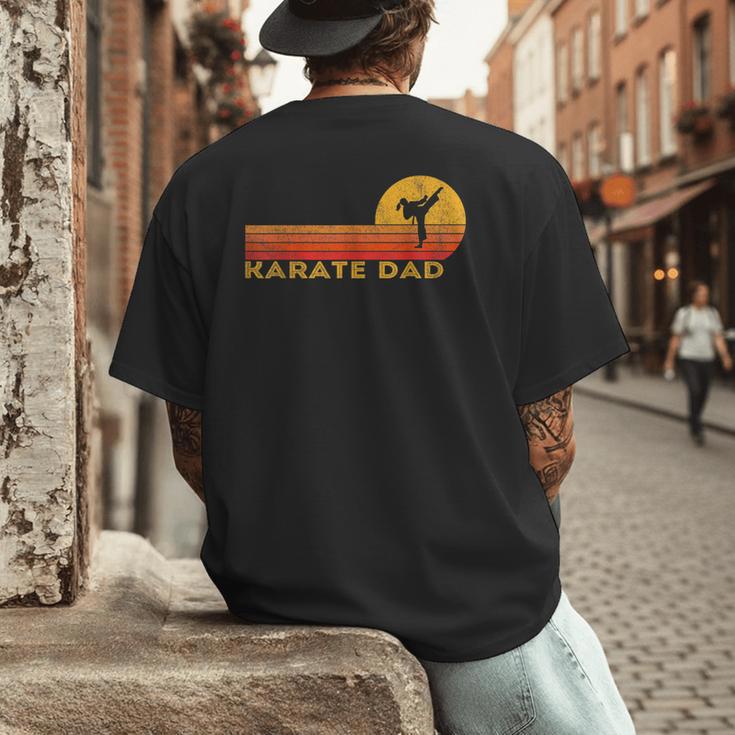Karate Dad Martial Arts Retro Men's Back Print T-Shirt