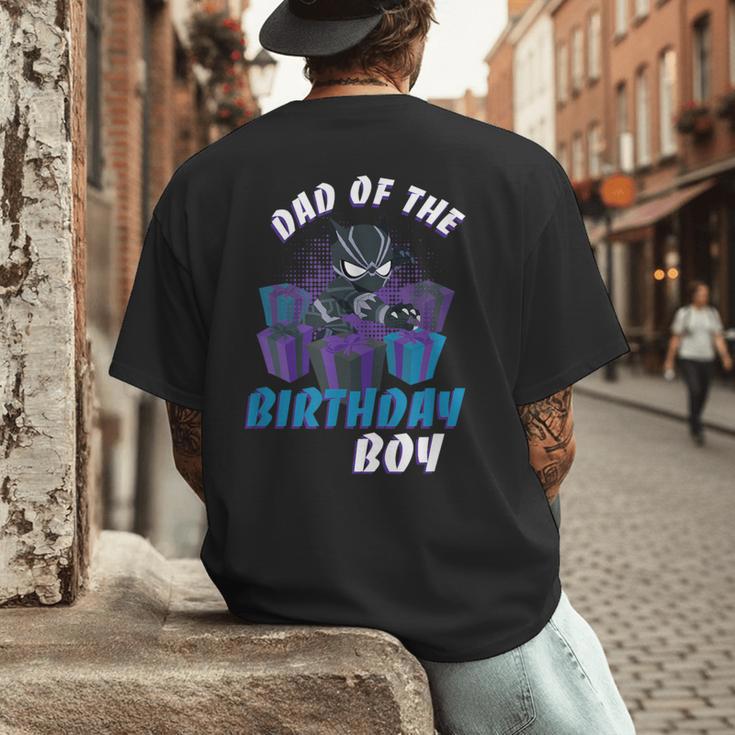 Marvel Panther Family Party Dad Of The Birthday Boy Men's Back Print T-Shirt