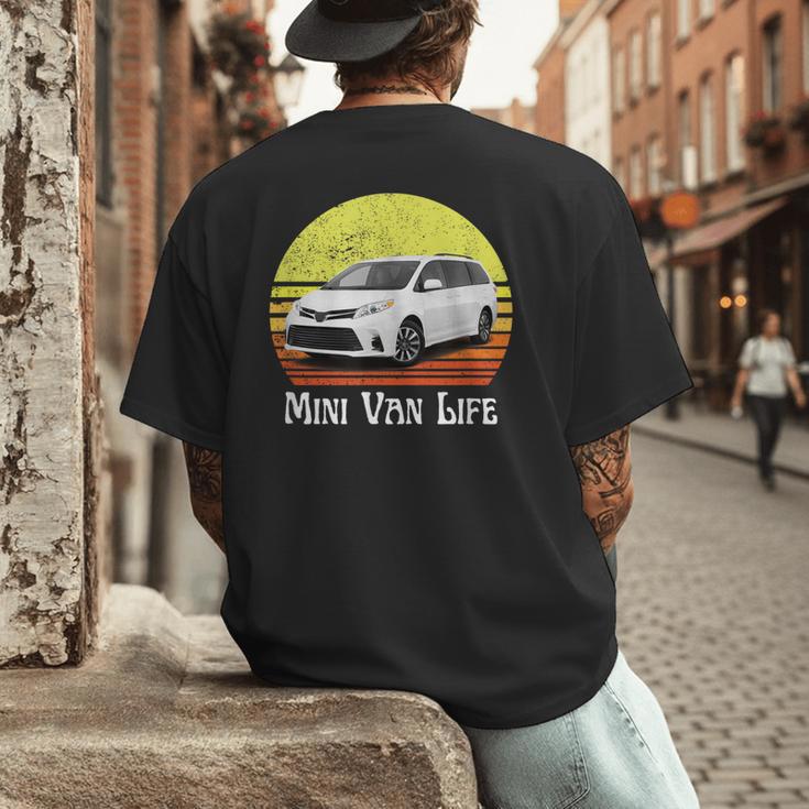 Mini Van Life Soccer Mom Dad Parent For Parents Men's Back Print T-Shirt Mini Van Life Soccer Mom Dad Parent For Parents Men's Back Print T-Shirt