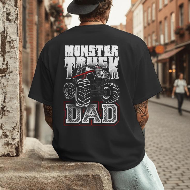 Monster Truck Dad Tshirt Men's Back Print T-Shirt
