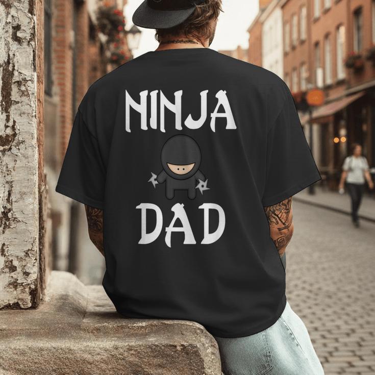 Ninja Dad Tshirt Ninja Shirt Ninja Tshirts Father Men's Back Print T-Shirt