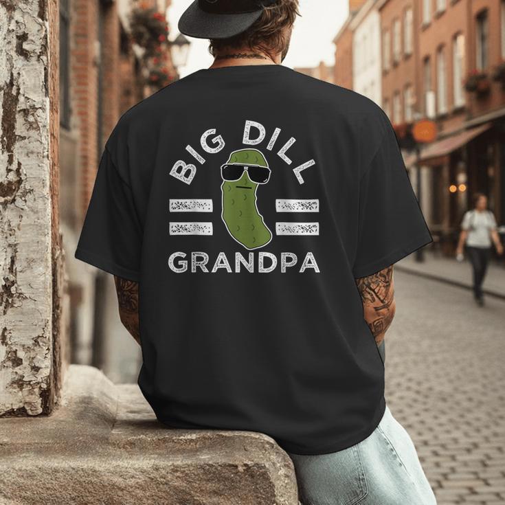 Pickle Pun Big Dill Grandpa Dad Joke Grandfather Humor Men's Back Print T-Shirt Pickle Pun Big Dill Grandpa Dad Joke Grandfather Humor Men's Back Print T-Shirt