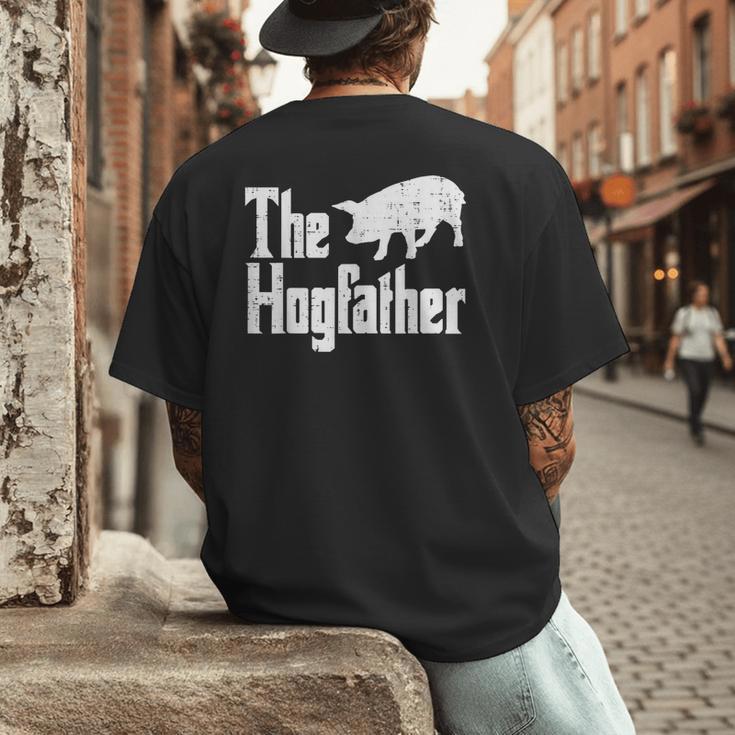 Pig The Hogfather Hog Dad Fathers Day Parody Papa Men Men's Back Print T-Shirt