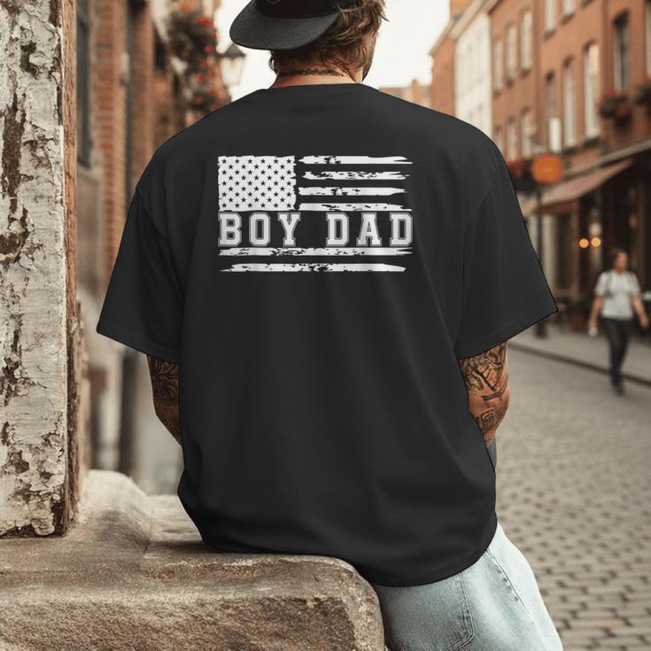 Proud Dad Of Boy Father Of Boys For Dad Xmas Fathers Day Men's Back Print T-Shirt Proud Dad Of Boy Father Of Boys For Dad Xmas Fathers Day Men's Back Print T-Shirt