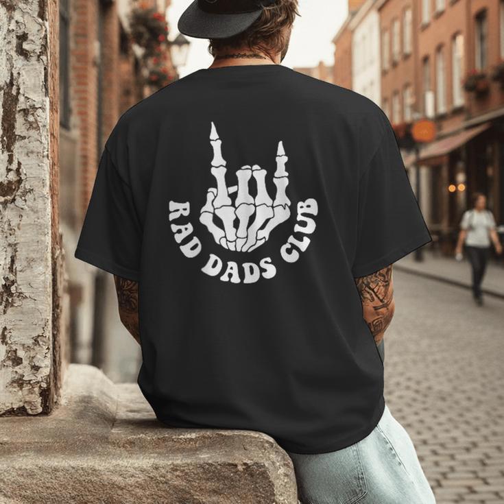Rad Dads Club Fathers Day Cool Dads Club Men's Back Print T-Shirt