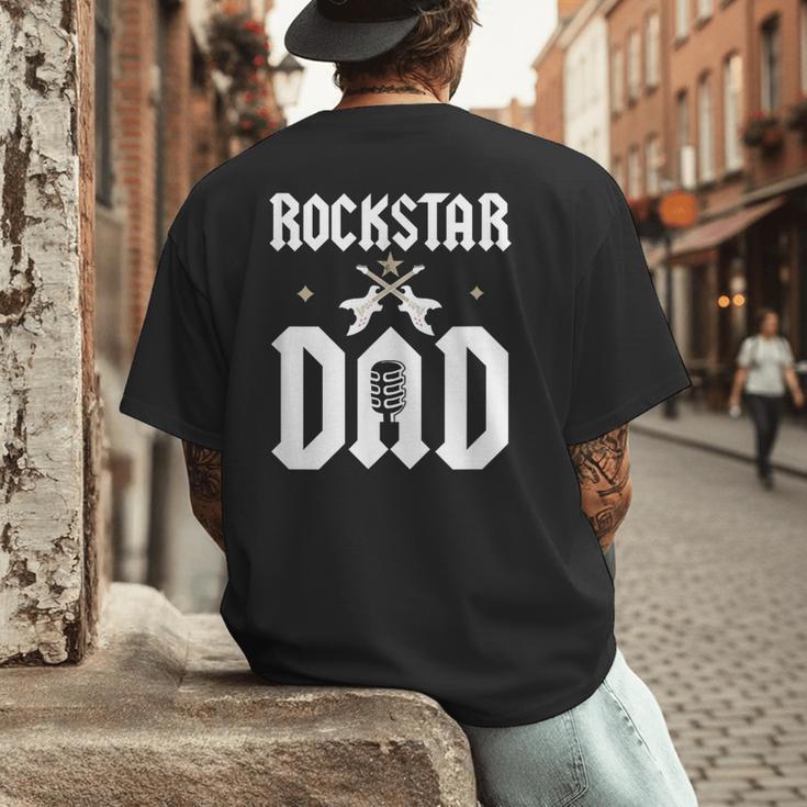 RockStar Dad Men's Back Print T-Shirt