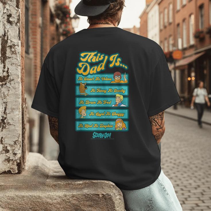 Scooby-Doo Father's Day Vintage Group Shot This Dad Is Men's Back Print T-Shirt
