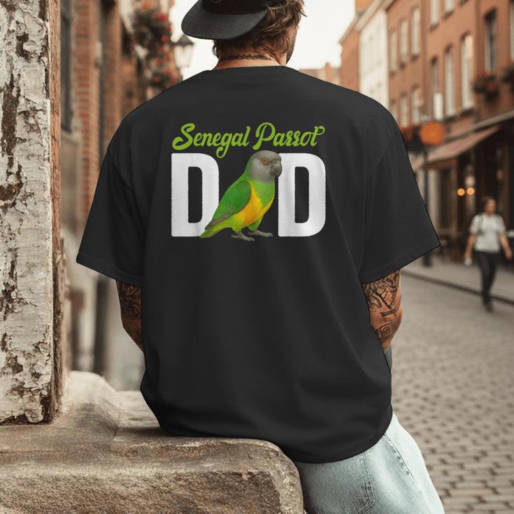 Senegal Parrot Dad Senegal Parrot Owner Senegal Parrot Lover Men's Back Print T-Shirt Senegal Parrot Dad Senegal Parrot Owner Senegal Parrot Lover Men's Back Print T-Shirt