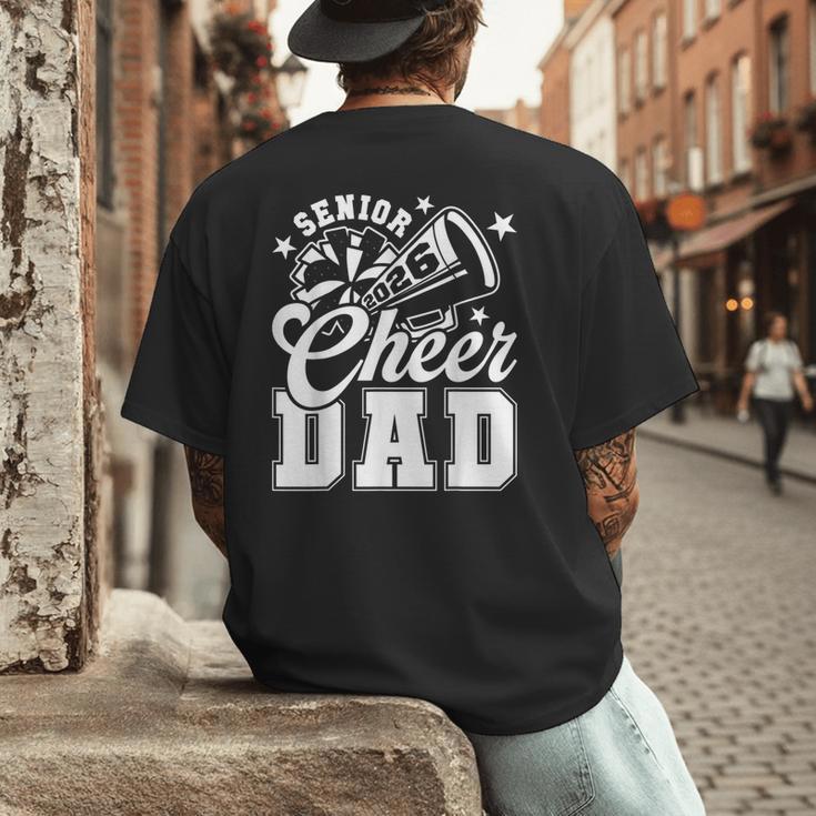 Senior Cheer Dad 2026 Proud Cheerleader Dad Class Of 2026 Men's Back Print T-Shirt