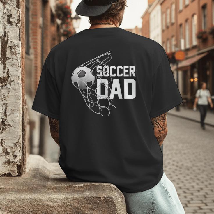 Soccer DAD Football Futbol Parents Goal Men's Back Print T-Shirt