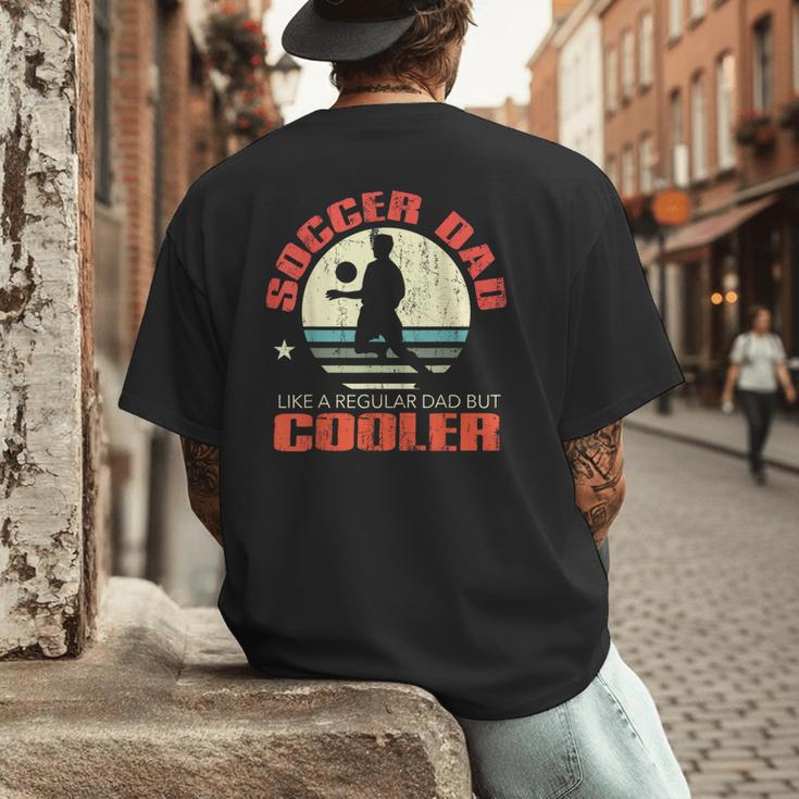 Soccer Dad Player Fan Best For Men Men's Back Print T-Shirt