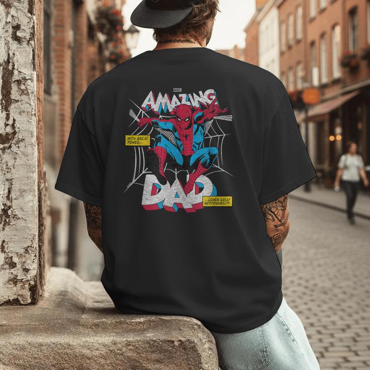 Spider-Man Amazing Dad Men's Back Print T-Shirt Spider-Man Amazing Dad Men's Back Print T-Shirt