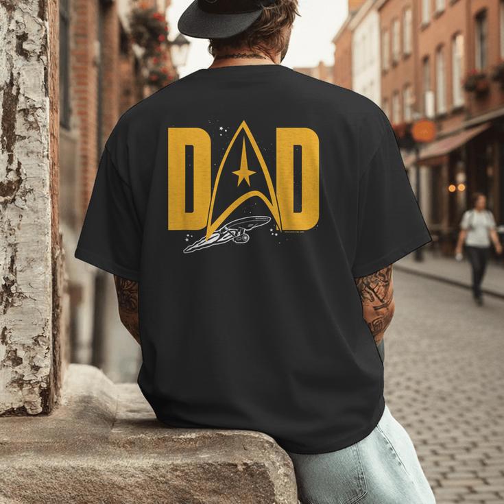 Star Trek Starfleet Dad Men's Back Print T-Shirt