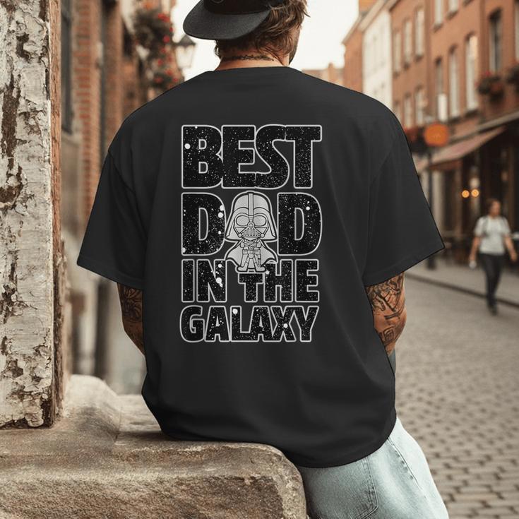 Star Wars Best Dad In The Galaxy Darth Vader Men's Back Print T-Shirt Star Wars Best Dad In The Galaxy Darth Vader Men's Back Print T-Shirt